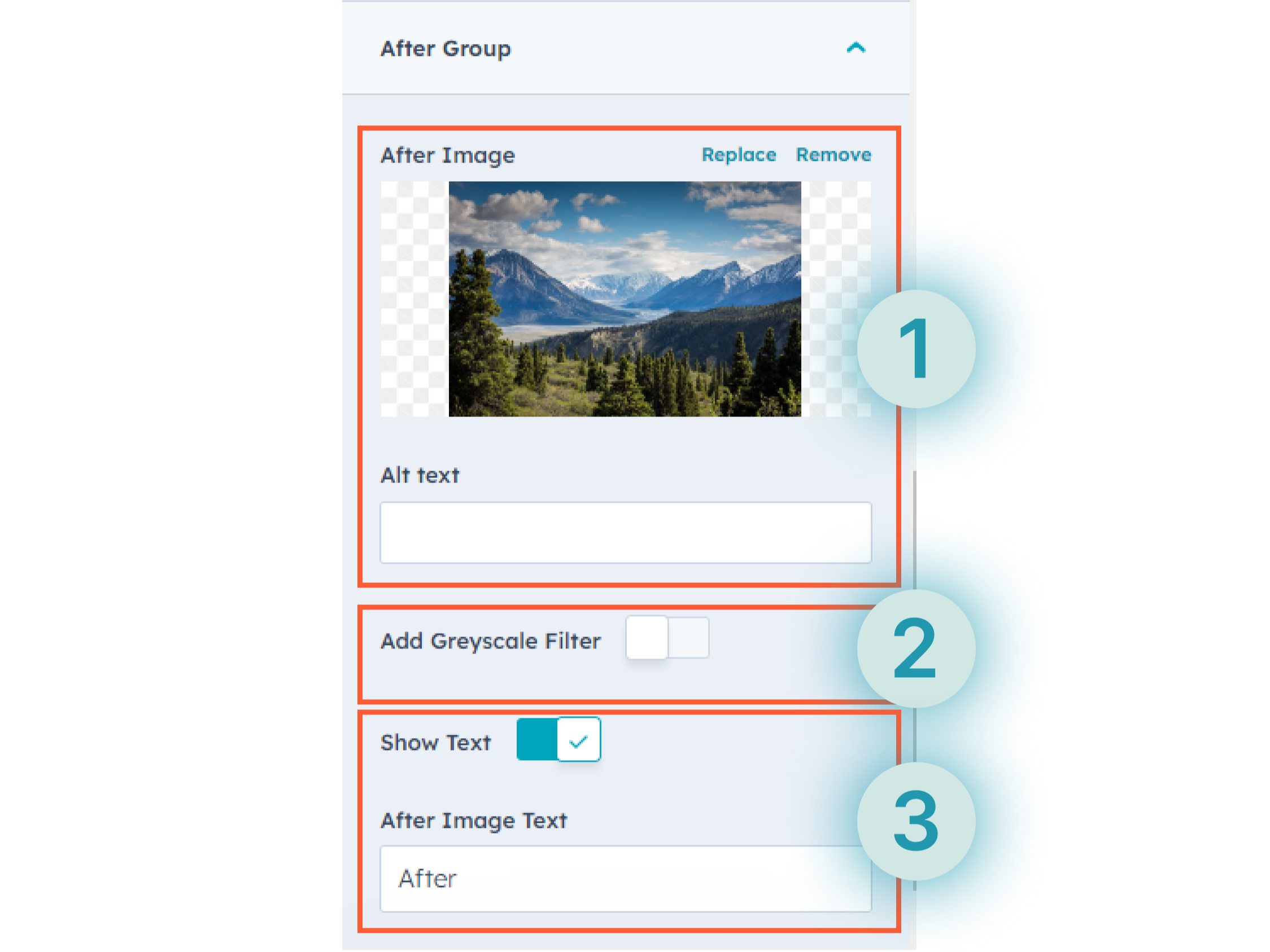 Custom Greyscale Filter & Label Features