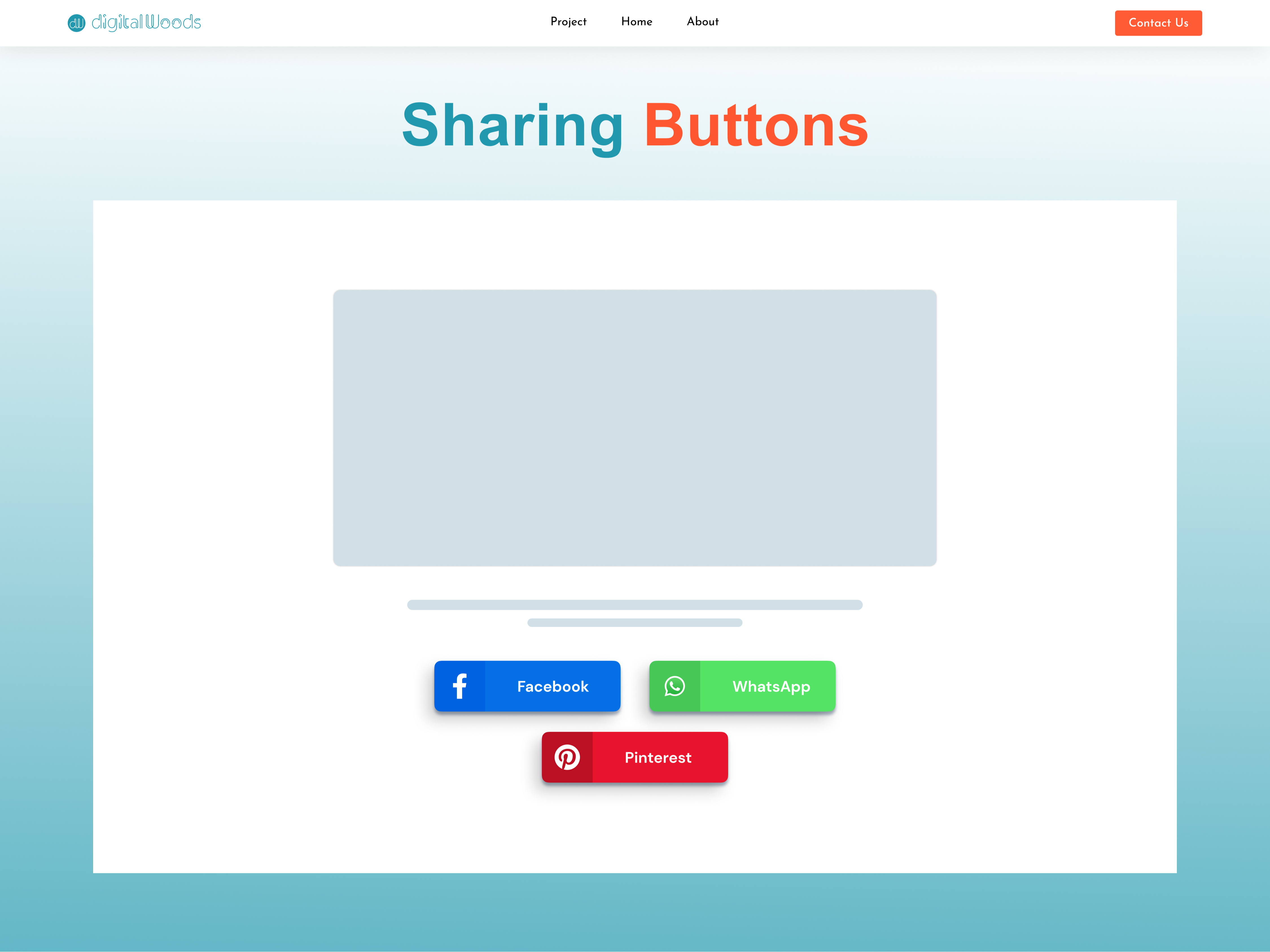 Boost your content's reach effortlessly with Sharing Buttons– one click, infinite possibilities!