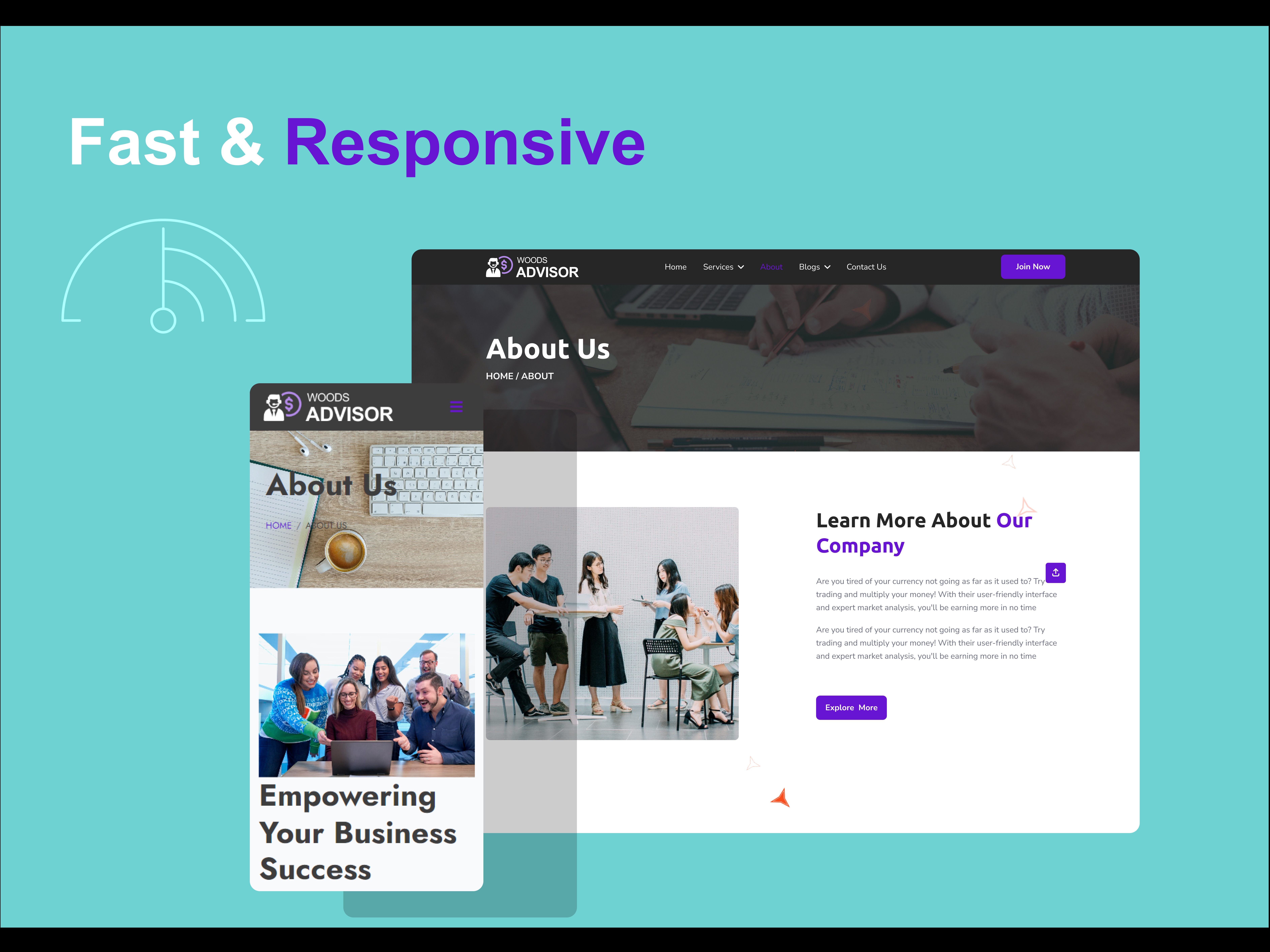 Speedy, Responsive Design for Modern Users