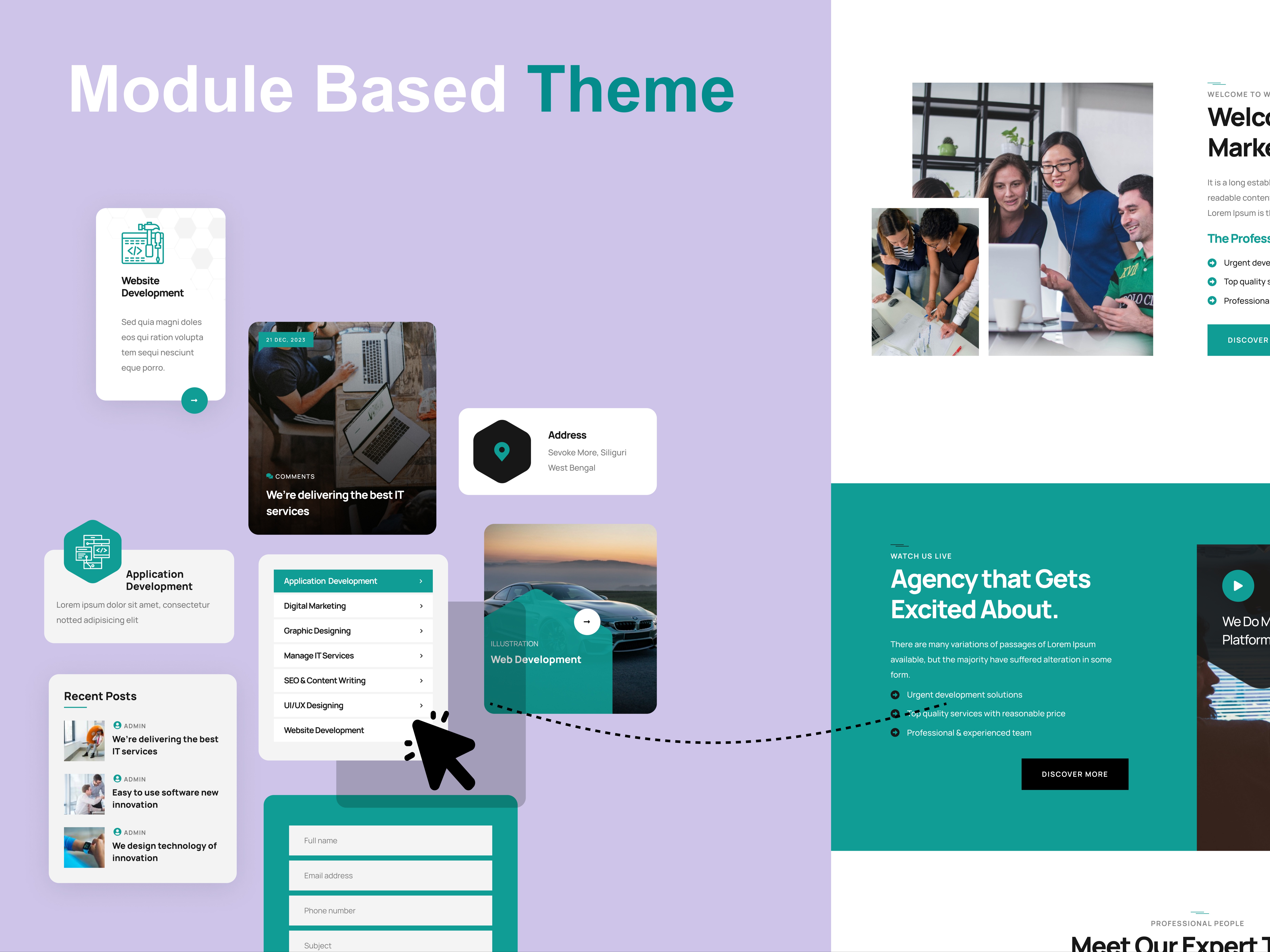 Module-Based Drag & Drop Theme