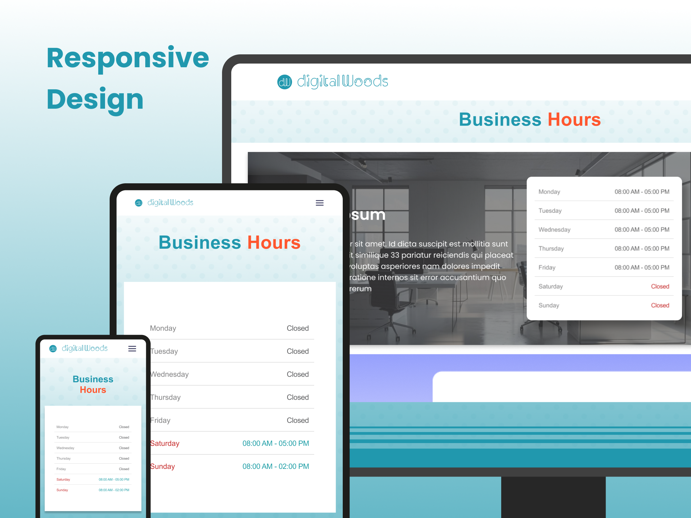 Responsive Designs for all Devices