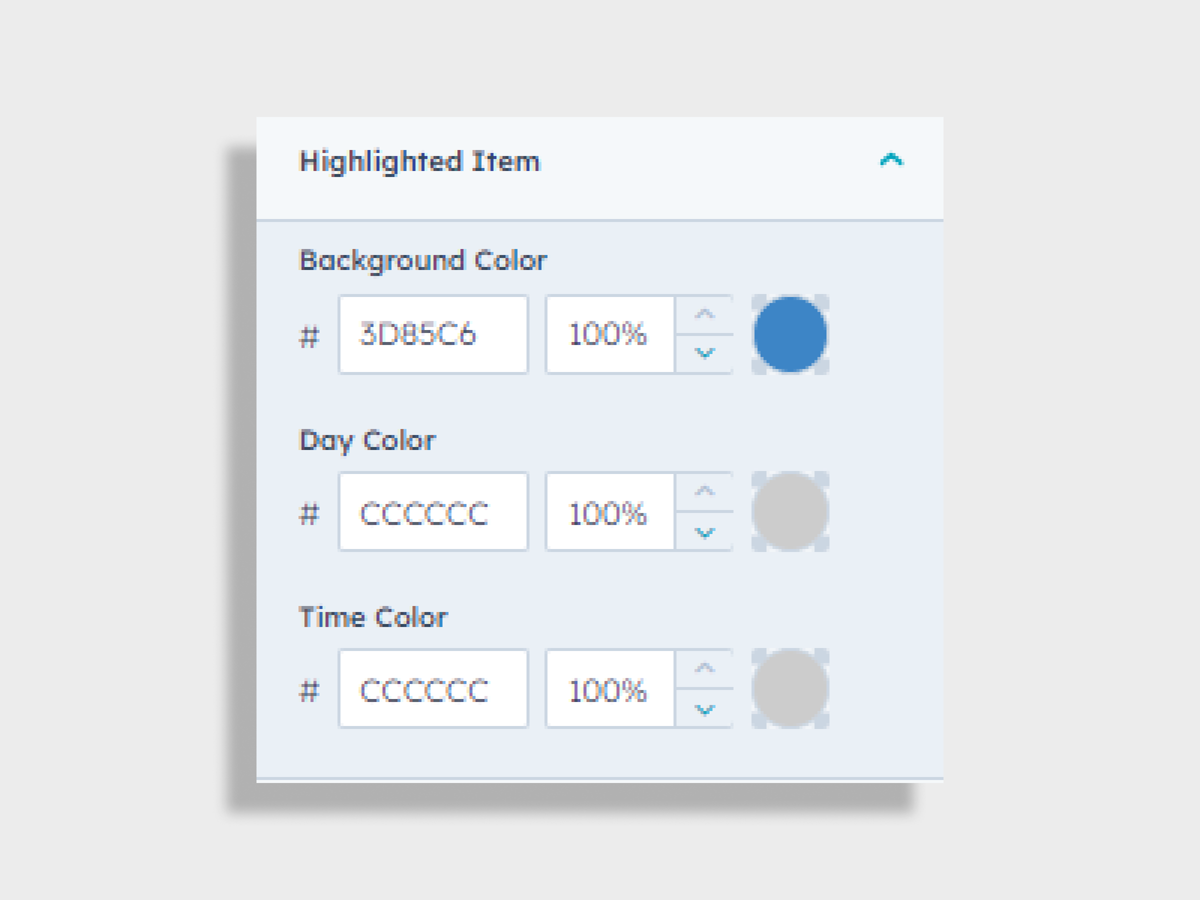 Tailor Highlighted Item