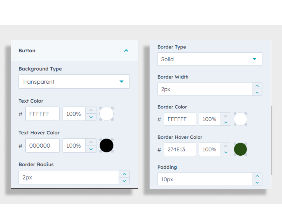 Custom Colors, Borders, and Padding